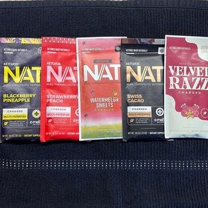 5 pack Pruvit Keto/Os NAT Charged Variety Pack